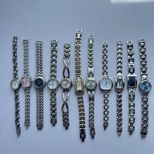 Silver vintage women's watches