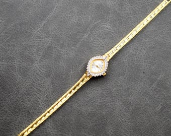 Reloj de oro vintage para mujer de Sarah Coventry