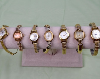 Vintage gold women's watches