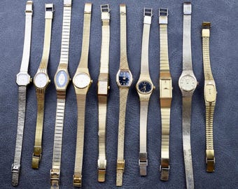 Vintage gold women's watches