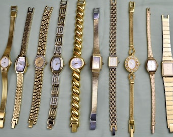Vintage gold women's watches