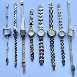 Womens vintage silver watches - sold separately