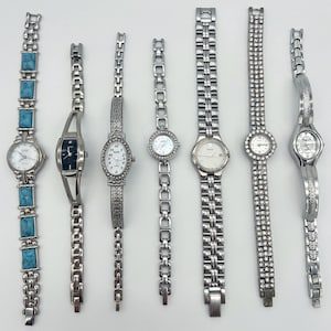 Womens vintage silver watches