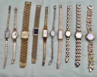 Vintage gold women's watches