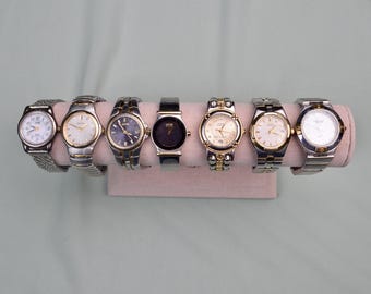 Vintage two toned/mixed metal women's watches