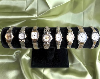 Two toned/mixed metal womens vintage watches