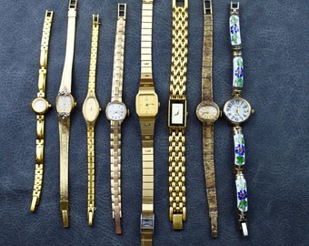 Vintage Lot of 4 Working Ladies Quartz Wristwatches Anne  display picture 1