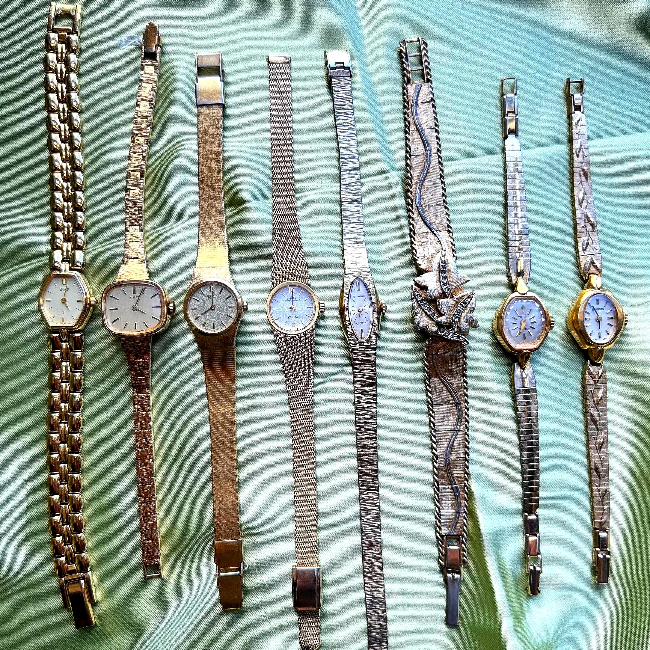 Montre Pulsar V220-5210 Pour Femme - Occasion, Cadran Argenté, Mouvement Quartz, Livrée Sans Pile