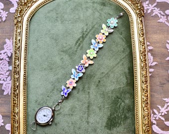 Vintage Geneva womens silver watch