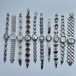 Silver vintage women's watches