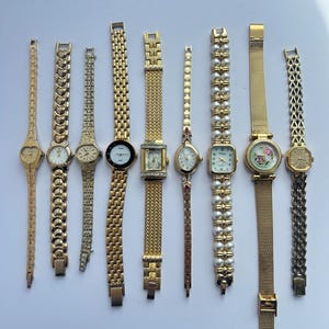 Vintage gold toned womens watches