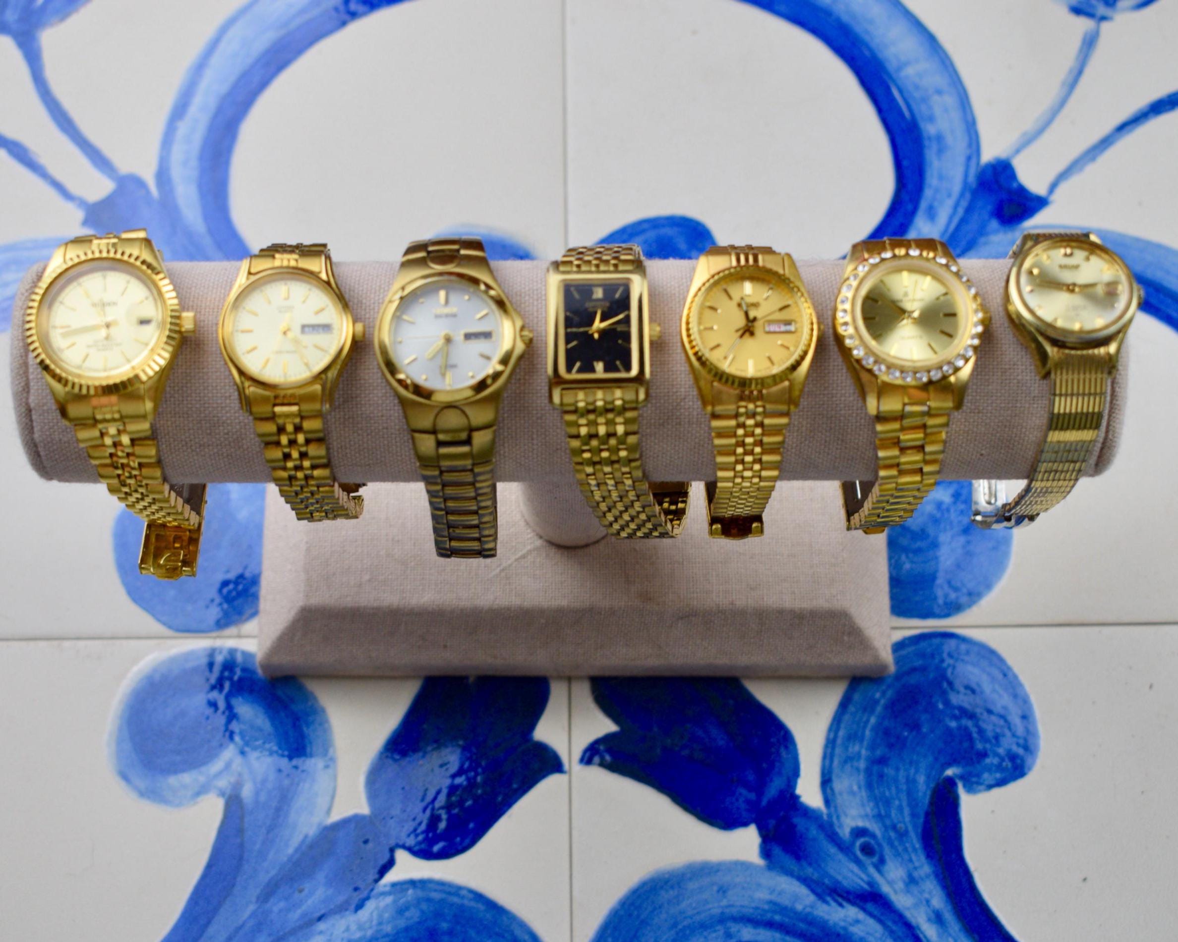 Bulova Gold Bracelet Watch with Hexagonal Dial. Unused. New, old stock. ON HOLD: Bulova Senator Hexagonal 17 Jewel Mechanical Gold  main image 2