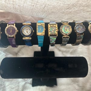 8 shell stoned stretch band watches, sold separately
