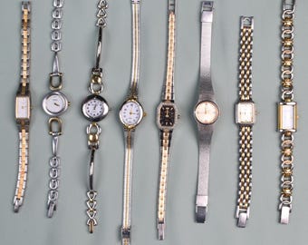 Gold and silver two toned womens watches
