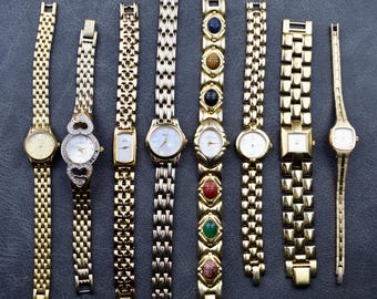 Vintage gold women's watches