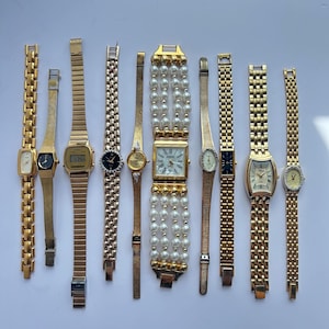 Vintage gold womens watches