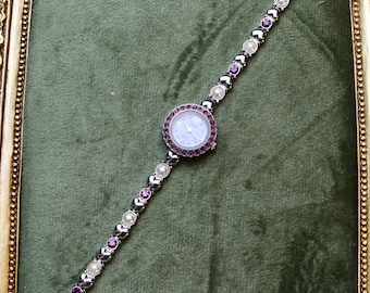 Vintage Vivani womens silver watch
