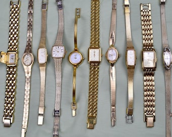 Vintage gold women's watches