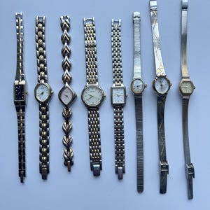 Womens vintage silver watches - sold separately