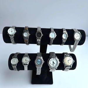 Womens silver toned watches, sold separately