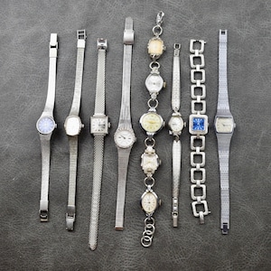 Silver vintage women's watches