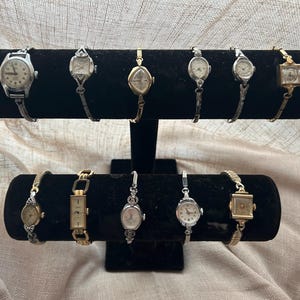 10 gold and silver watches, sold separately