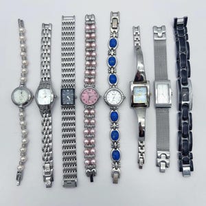 Womens vintage silver watches