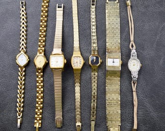 Vintage gold women's watches