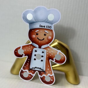 Sfida di risparmio di pan di zenzero dello chef / Gratta / Natale / Risparmia 30