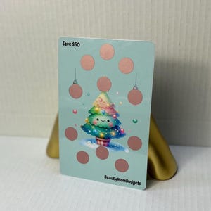 Sfida gratta e vinci dell'albero di Natale A5 / Risparmia 50 / Risparmio /