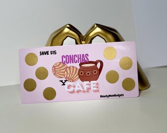 Conchas Y Cafe Scratch Off Challenge | A6 | Savings Challenge | Save 15