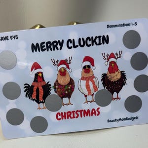 Jeu de cartes à gratter Joyeux Noël | A5 | Économisez 45