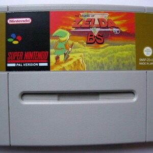 Legend of Zelda BS Map 1+2 Neuauflage für Super Nintendo SNES PAL Englisch