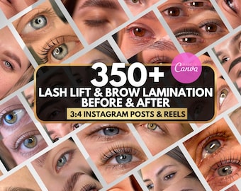 350 Korean Lash Lift & Brow Lamination posts, instagram reels | Lash Lift video instagram | Brow Lamination post | brow tech Korean Lash