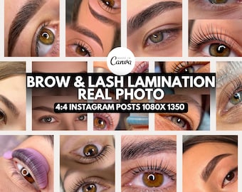100 Lash Lift & Brow lamination instagram  post | Lash Lift photo| Brow Lamination insta post | Lash Tech Marketing, brows photo instagram
