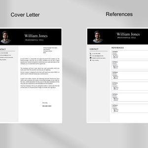 Professional Resume Template for Microsoft Word & Google Docs With ...
