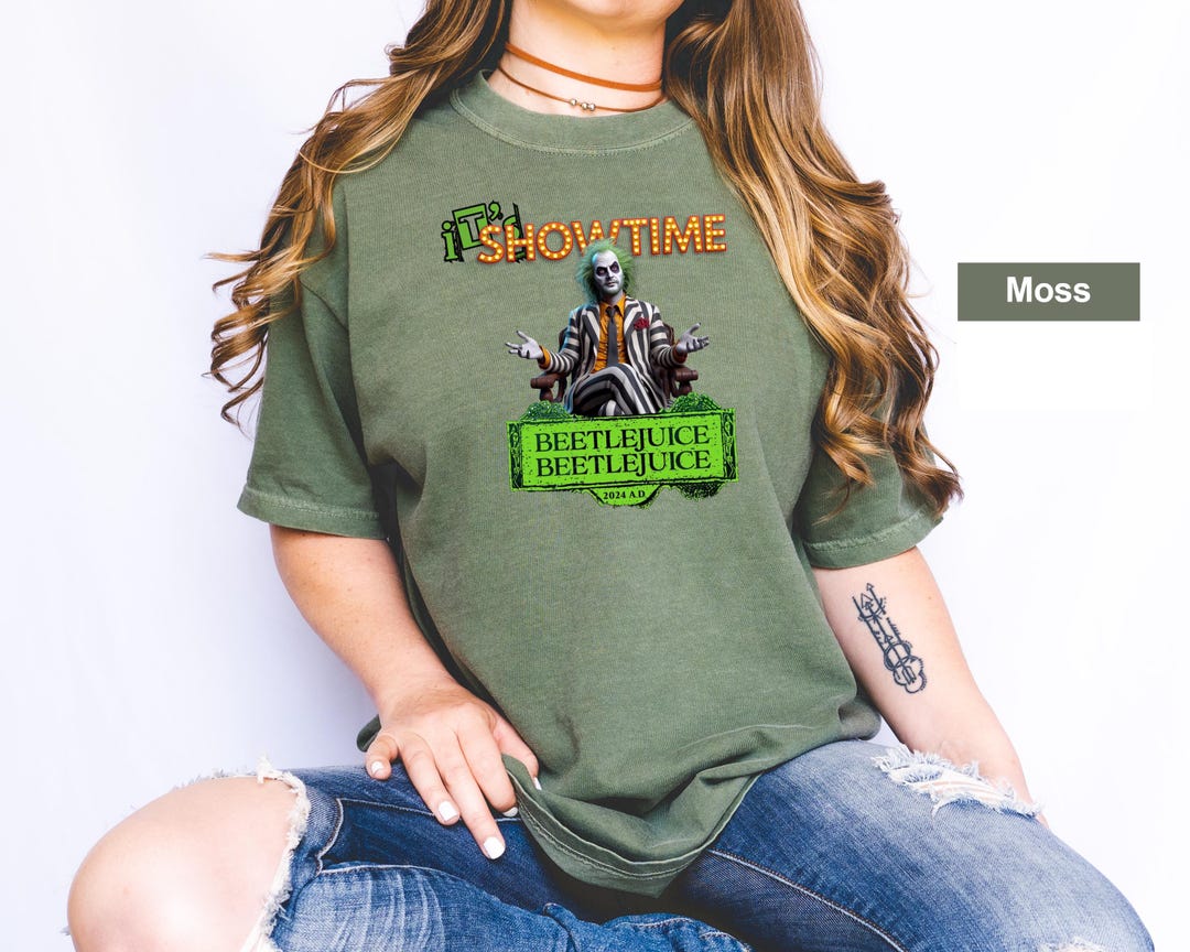 Comfort Colors® T-shirt , Beetlejuice 2024 Halloween Shirt, Cute Halloween Shirt, Horror ...