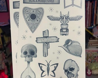 until dawn sticker sheet