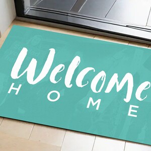 Welcome Doormat,Home Doormat,Welcome Home Doormat,Minimalistic Doormat,Design Doormat,Custom Doormat,Personalizable Rug,Modest Doormat