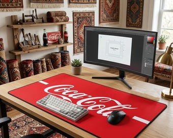 Vintage Coca-cola Mouse Pad Retro Office Decor Gift for Soda