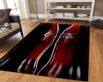 Coca Cola Rug,Cola Rug,Coke Rug,Coke Bottle Rug,Dark Aesthetic Rug,Teens Room Rug,Popular Rug,Trendy Rug,Modern Rug,Custom Rug,Design Rug