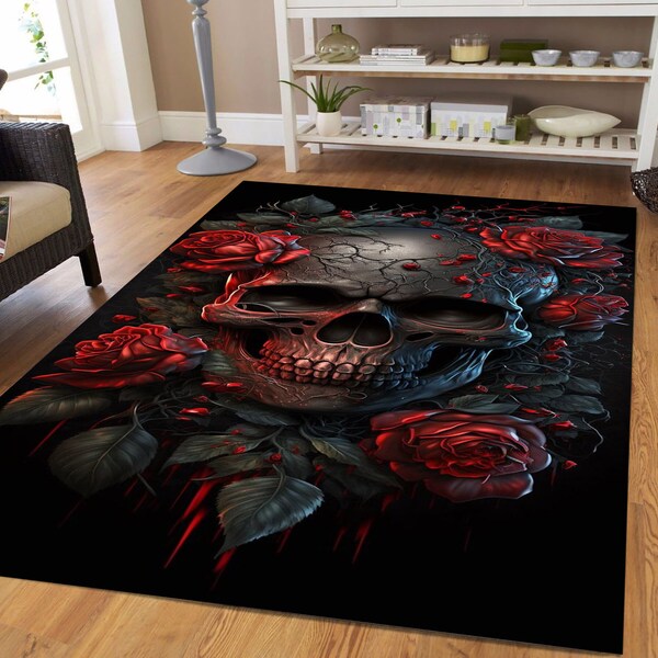 Rug With Roses - Etsy
