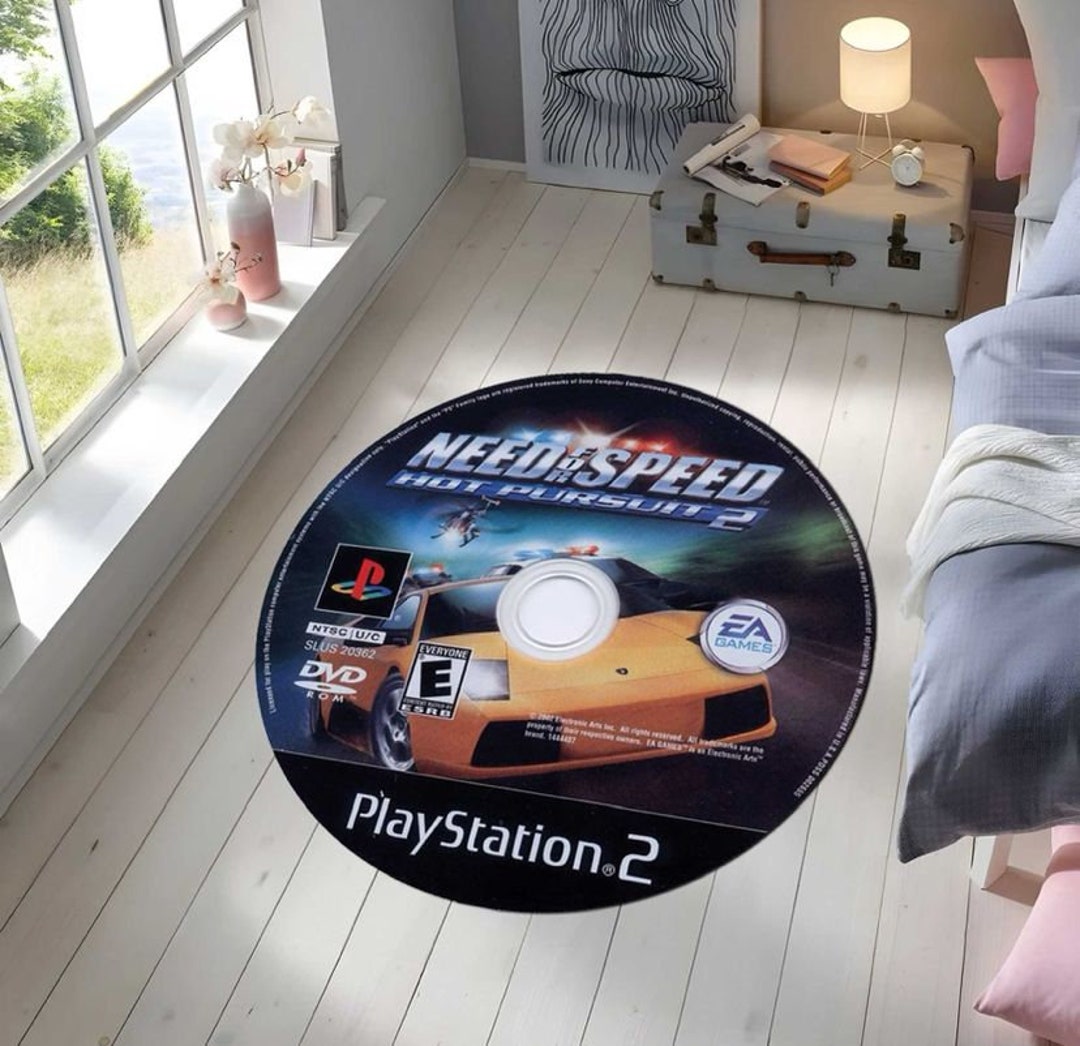 Need for Speed Car Rug, Playstation Decor, Playstation Gift, Gaming Mat ...