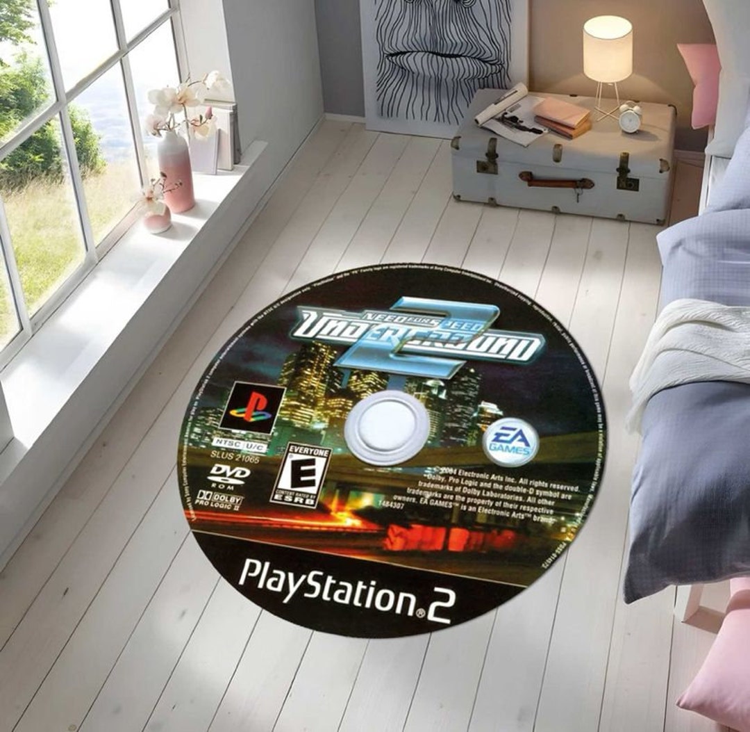 Need for Speed Car Rug, Playstation Decor, Playstation Gift, Gaming Mat ...