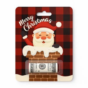 Funny Christmas Money Card Holder - Teen Gift