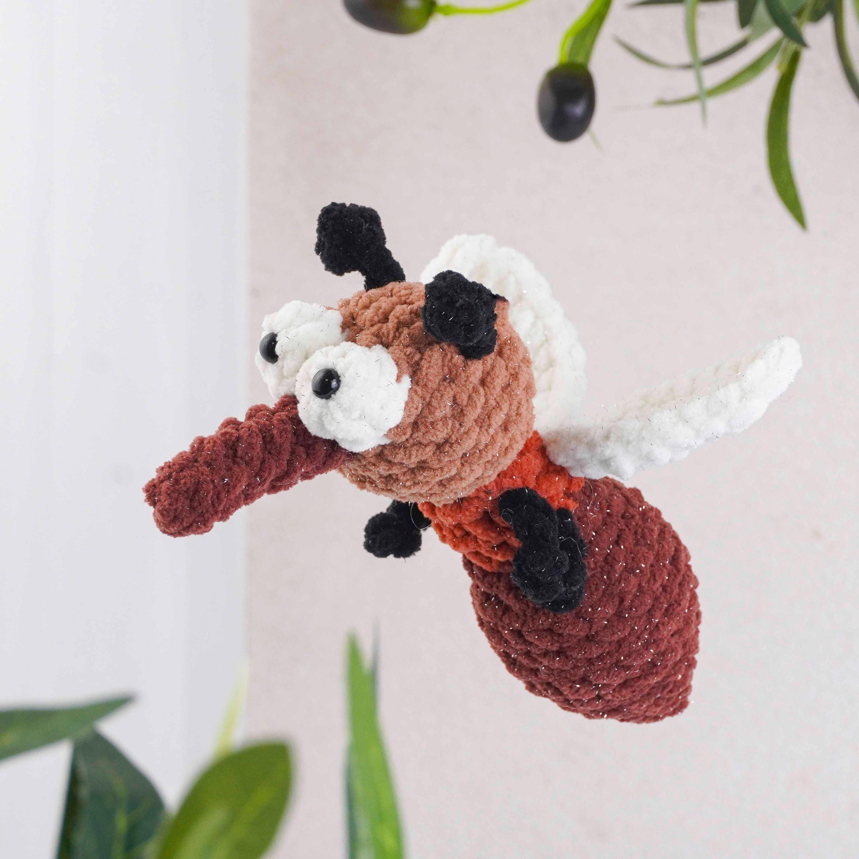 Tiny Mosquito Crochet Pattern, Insect Amigurumi Pattern, Mini Bug Plush ...
