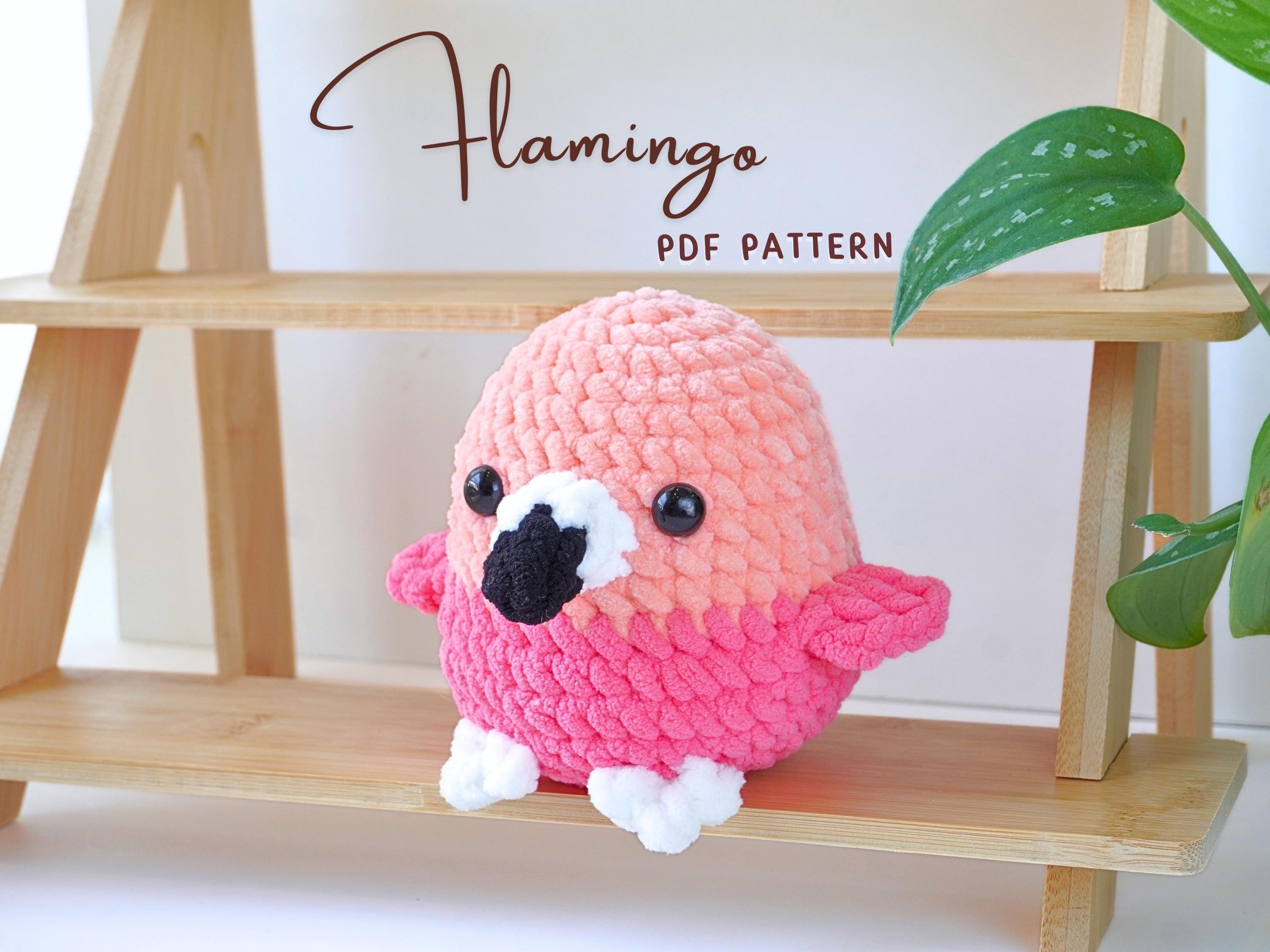 Vibrant Flamingo Amigurumi Pattern