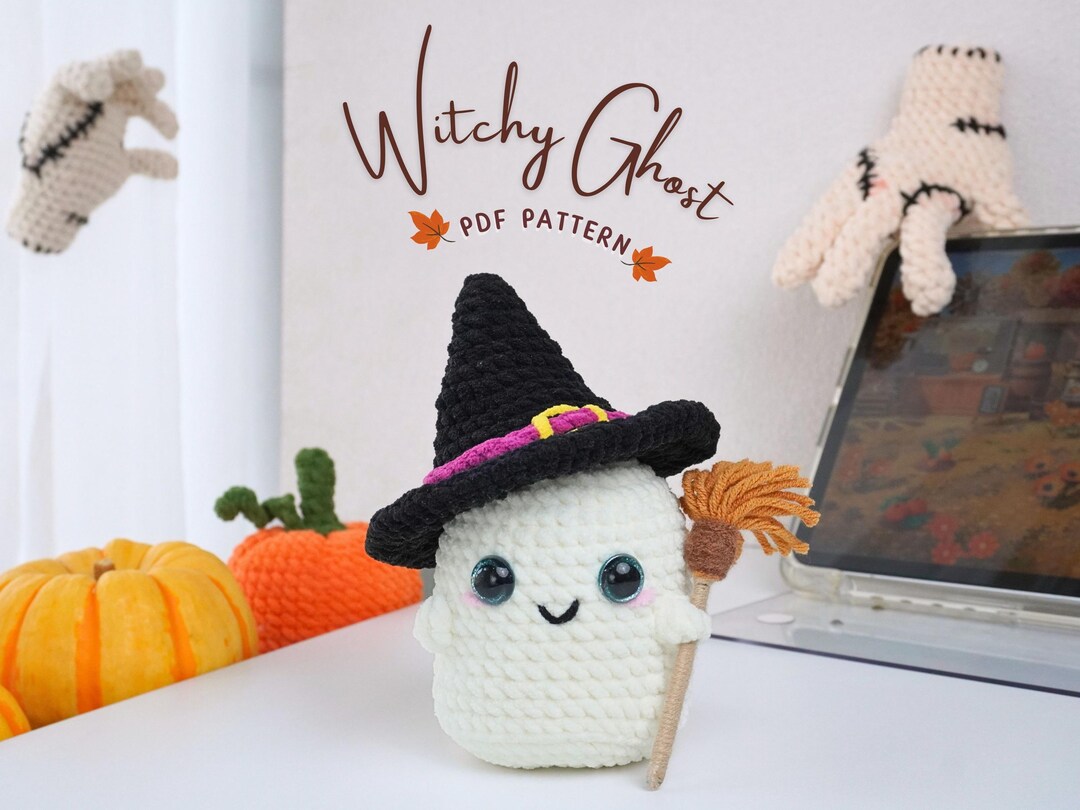 Modello all'uncinetto fantasma strega, modello all'uncinetto di