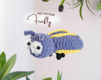 Firefly Crochet Pattern, Insect Amigurumi Pattern, Mini Bug Plush DIY, Insect Toy PDF, Beginner Friendly Crochet Guide, PDF Pattern