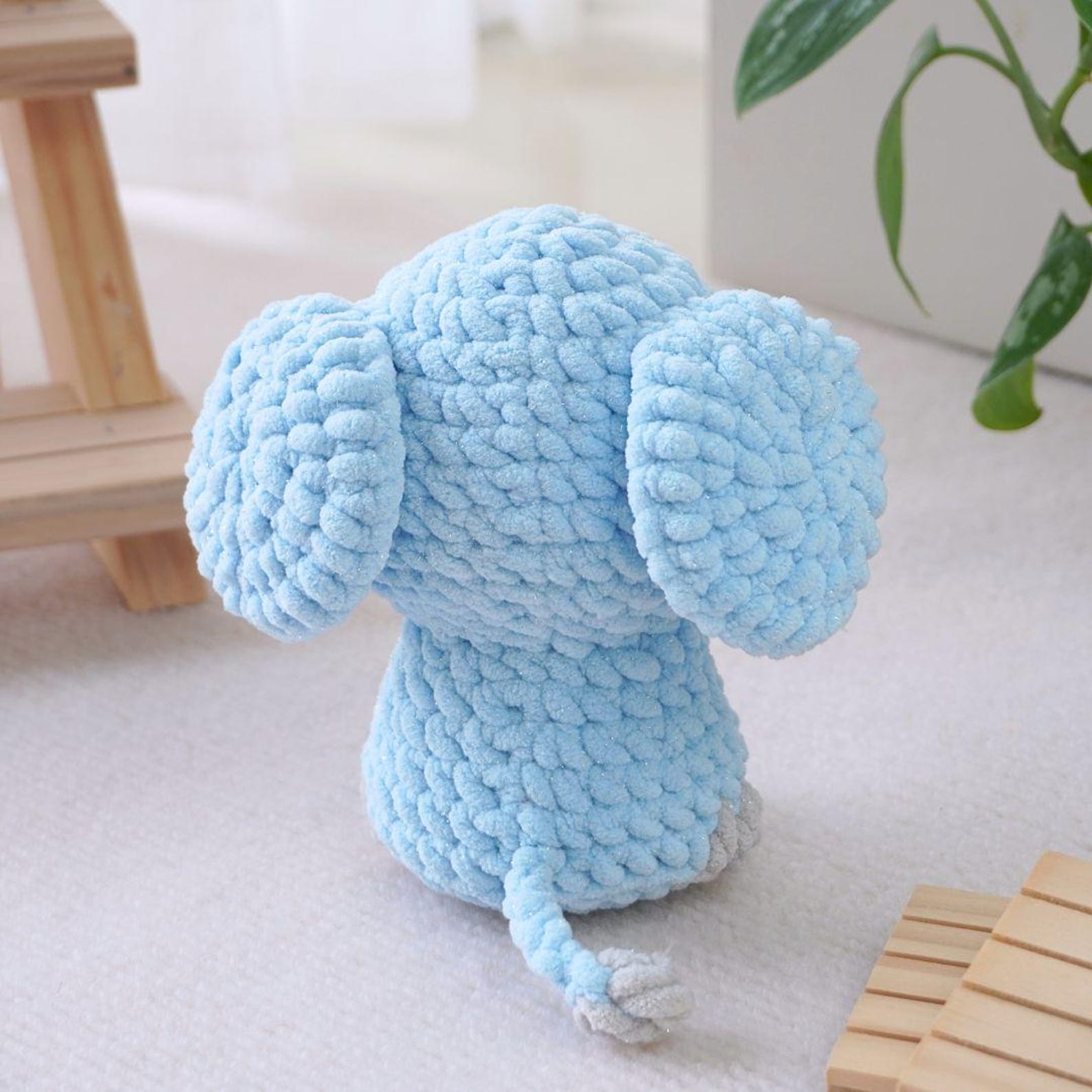 Cuddly Elephant No Sew Crochet Pattern, Amigurumi Elephant Pattern ...